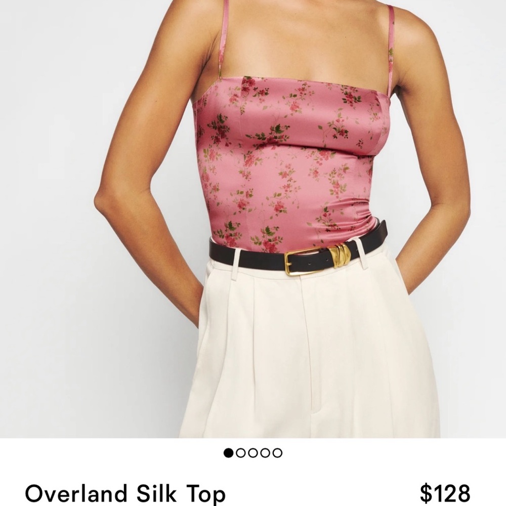 Reformation Overland Silk Top